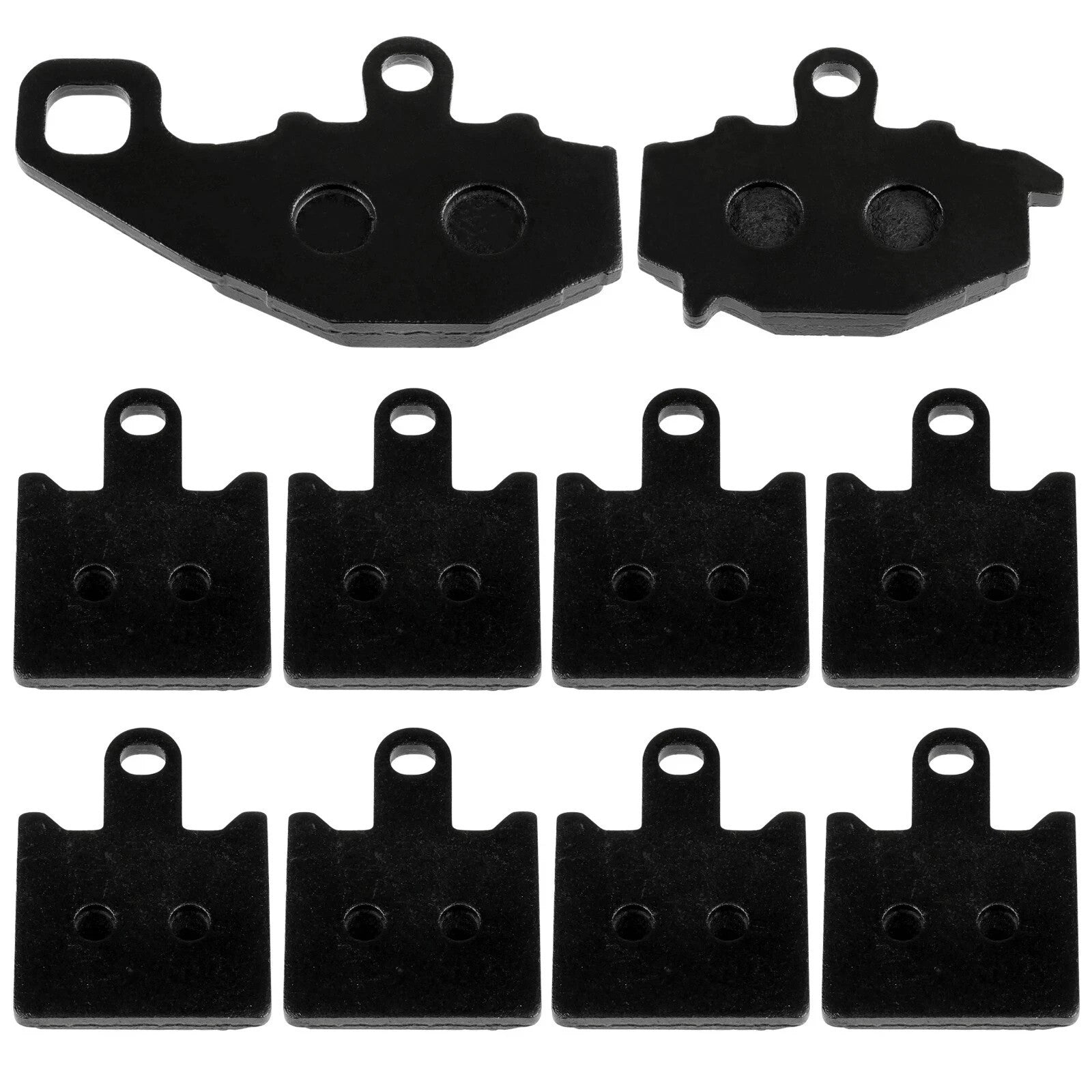 Caltric Front and Rear Brake Pads for Kawasaki ZX6R ZX-6R Ninja ZX600 2007-2012