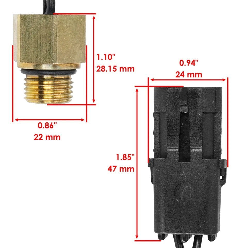Cooling Radiator Thermal Switch Sensor for Polaris Sportsman 500 HO 2009-2013
