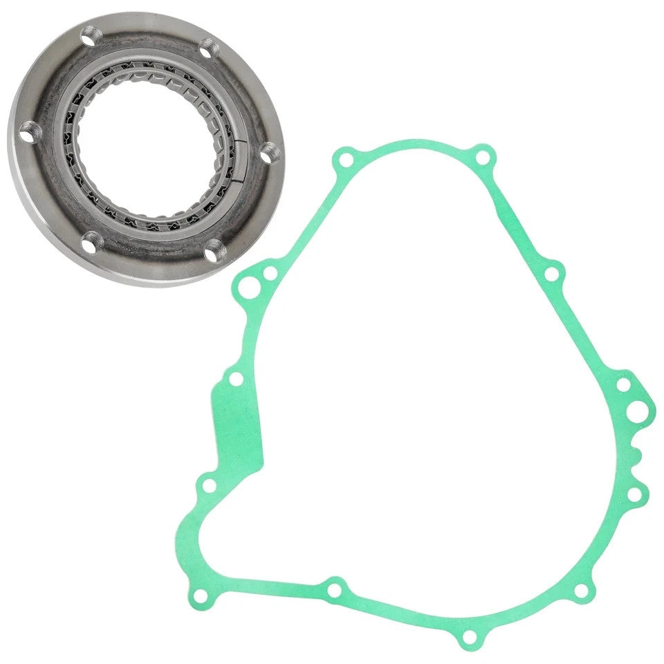 Starter Clutch & Cover Gasket for Yamaha Kodiak 400 YFM400 4WD 2000-2006