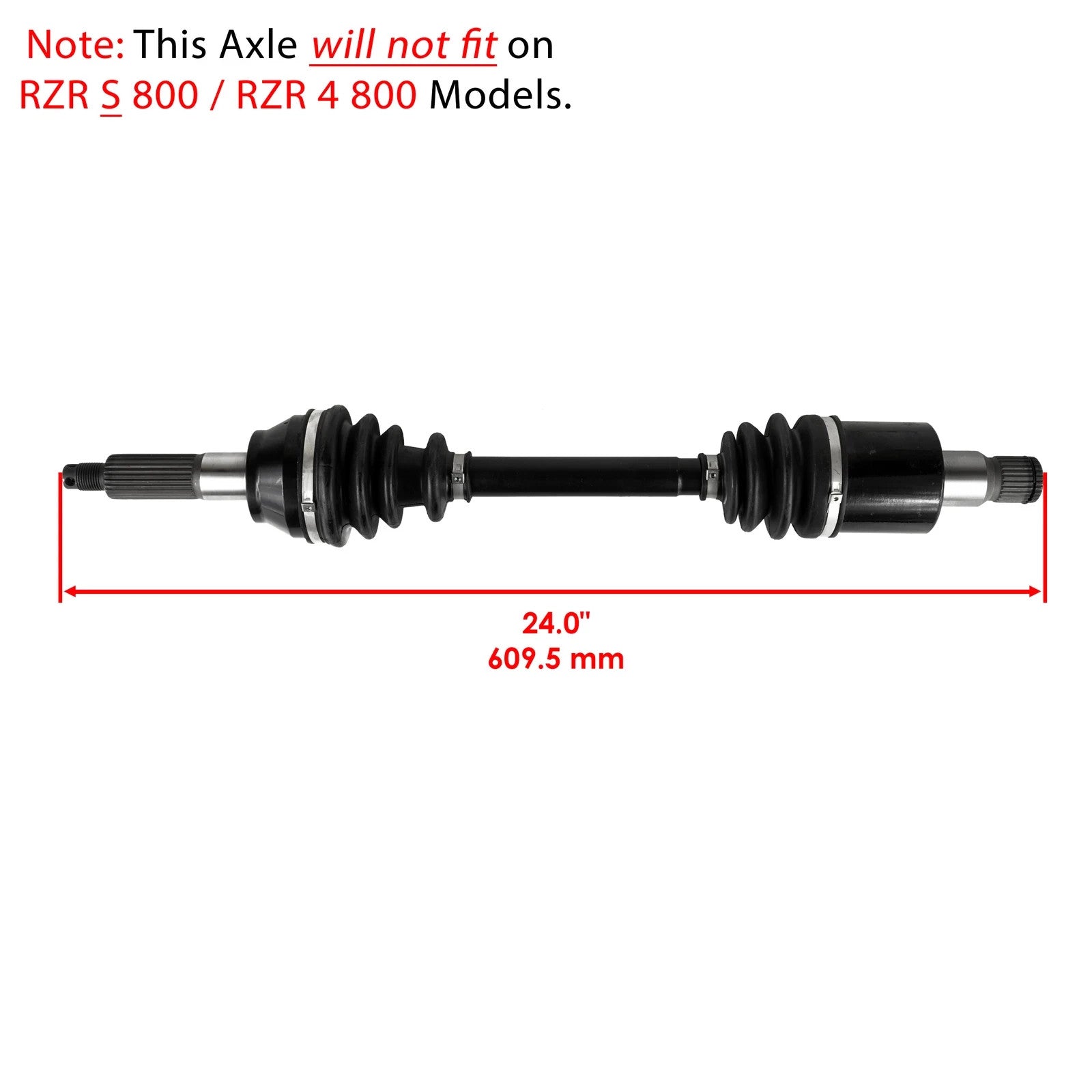 Rear Right Complete CV Joint Axle For Polaris RZR 800 EFI 2008-2013 1332672
