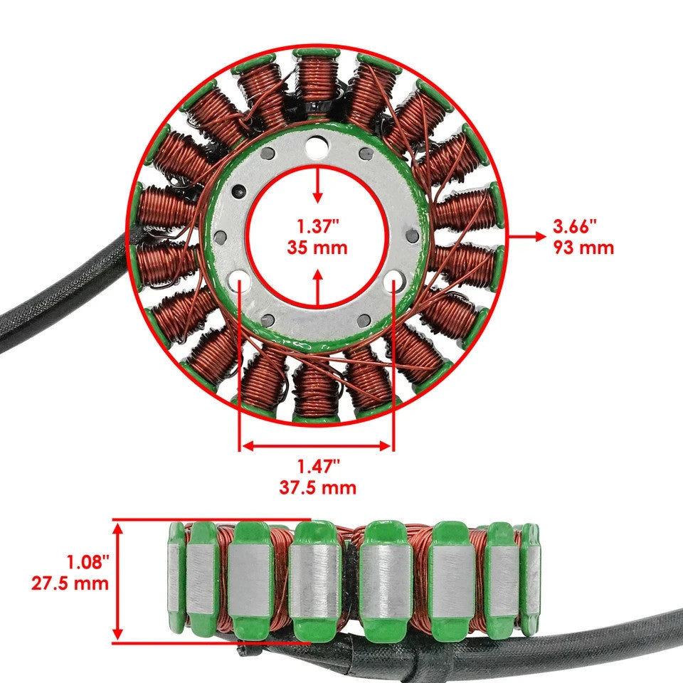 Stator for Kawasaki KLX250T KLX250S KLX250 S KLX 250 S 2009 2010-2014 Magneto