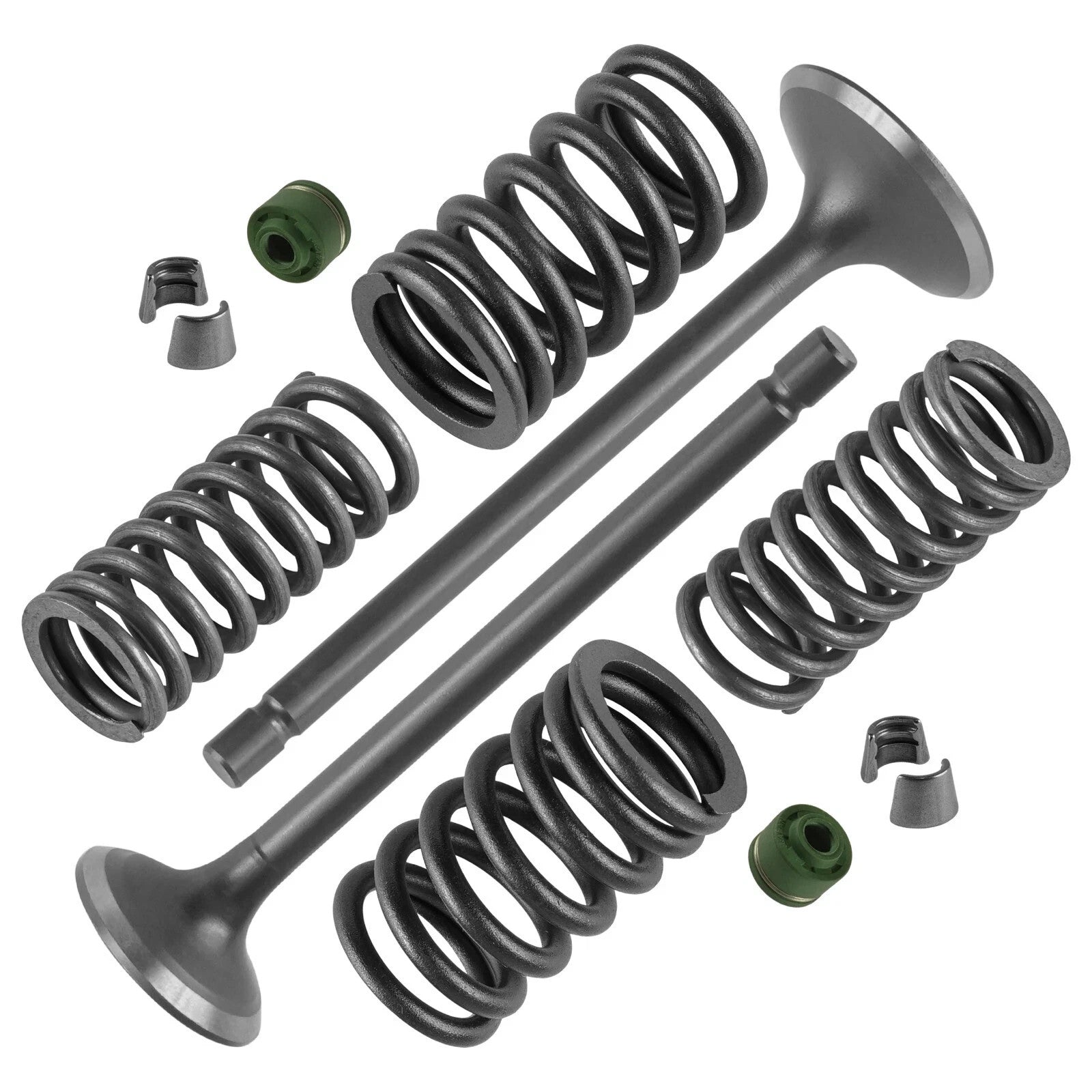 Cylinder Head Intake Exhaust Valve Kit for Honda XR200 XR200R 1980-2002