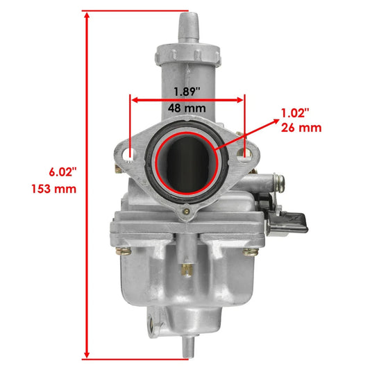 Carburetor for Honda ATC200 S ATC 200 S Ghoke Lever Style 1984-1986
