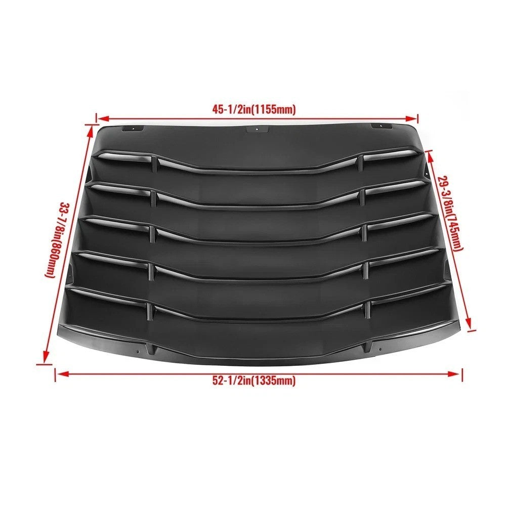 Rear Window Louver for Ford Mustang 1994-2004 Windshield Cover GT Lambo Style