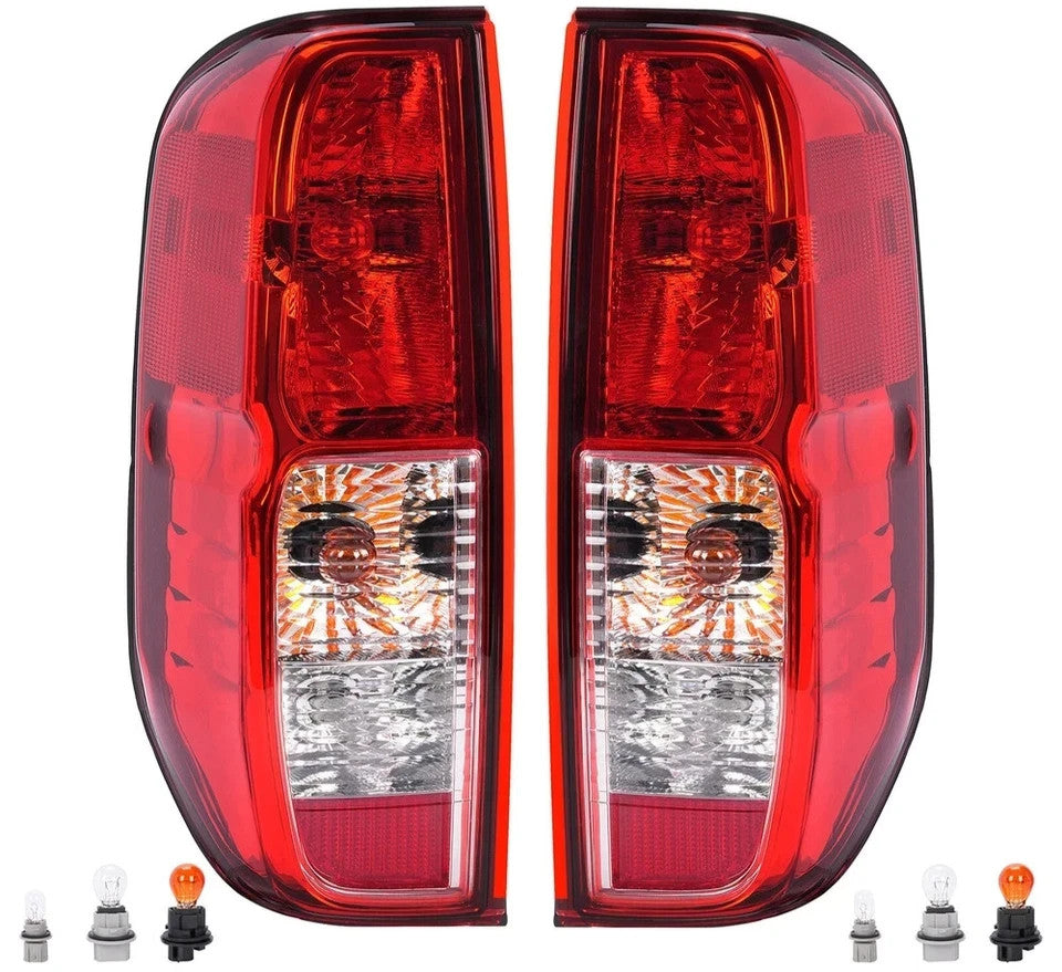 2 PCS Tail Lights Lamps Red Lens For Nissan Frontier 05-21 Suzuki Equator 09-12