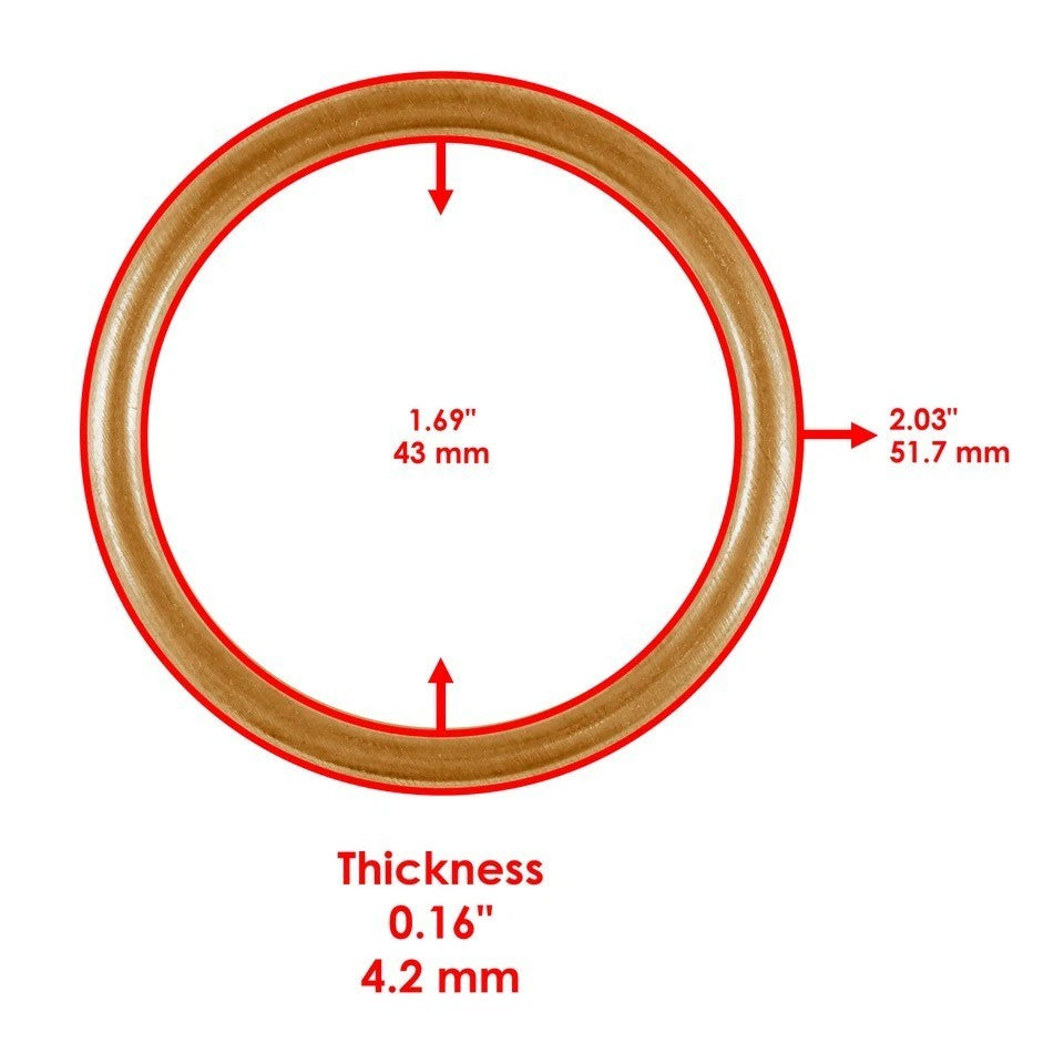 Exhaust Pipe Gaskets for Honda VTX1800C VTX1800F VTX1800R VTX1800S