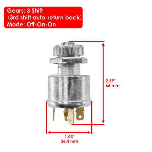 33639-G01 2670 Starter Ignition Switch with Keys For EZGO TXT Medalist 1981-2010