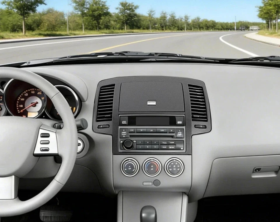 Black For 2005-2006 Nissan Altima Center Dash Radio Bezel Storage Cubby Vent