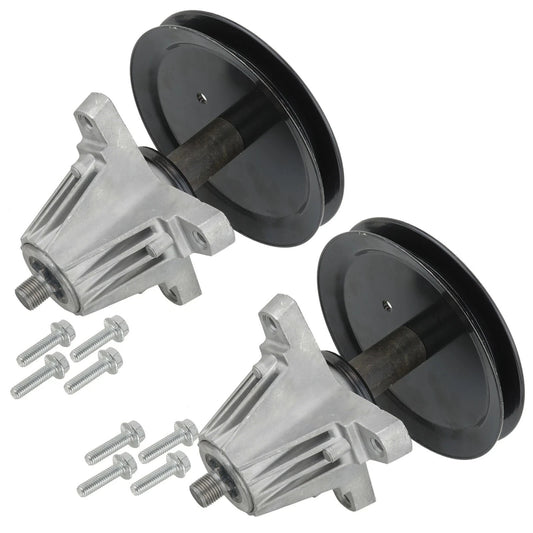 Caltric Spindle Assembly with Pulley Bolt For Cub Cadet RZT-L42 L46 S46 46"