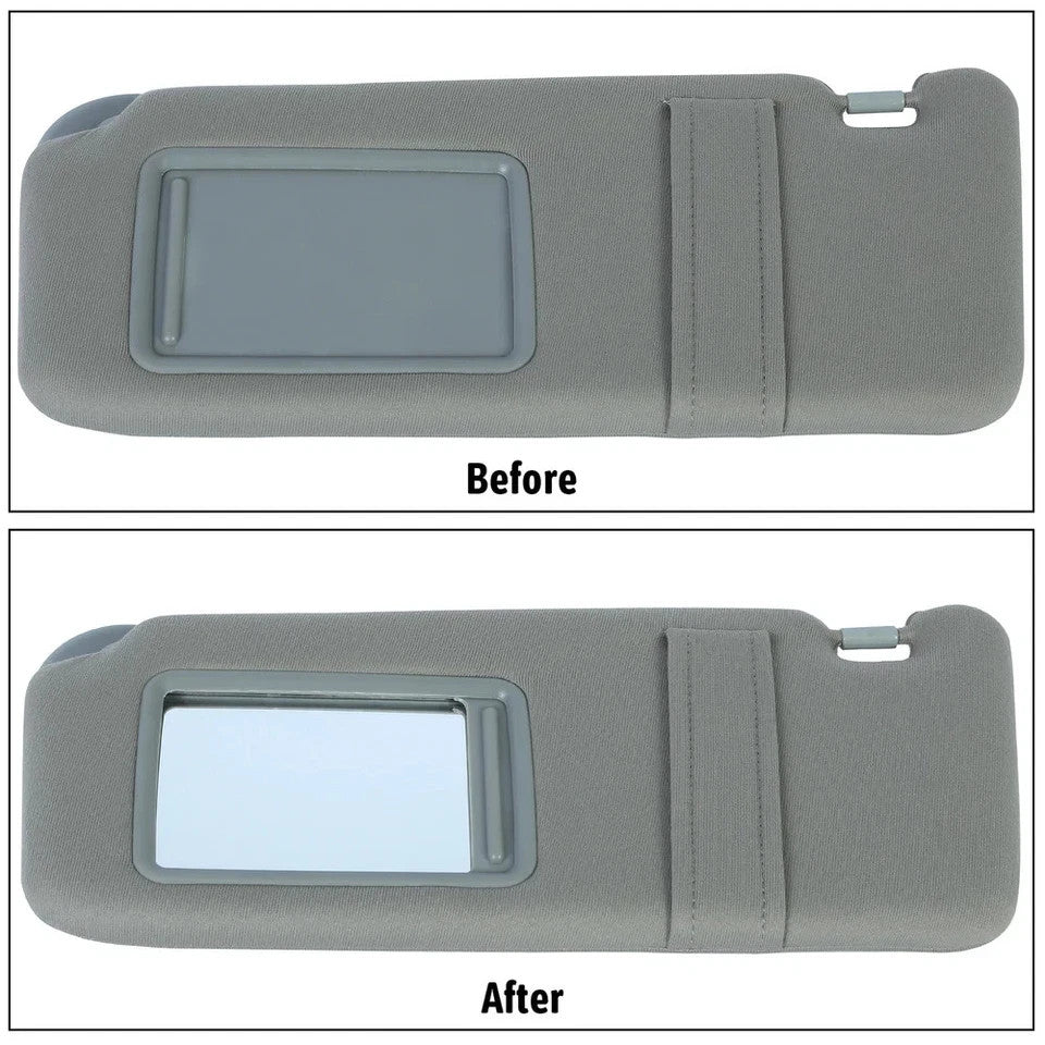 2pcs For Toyota Camry 2007-2011 Gray Sun Visor Pair Left & Right 2.4 2.5 3.5L