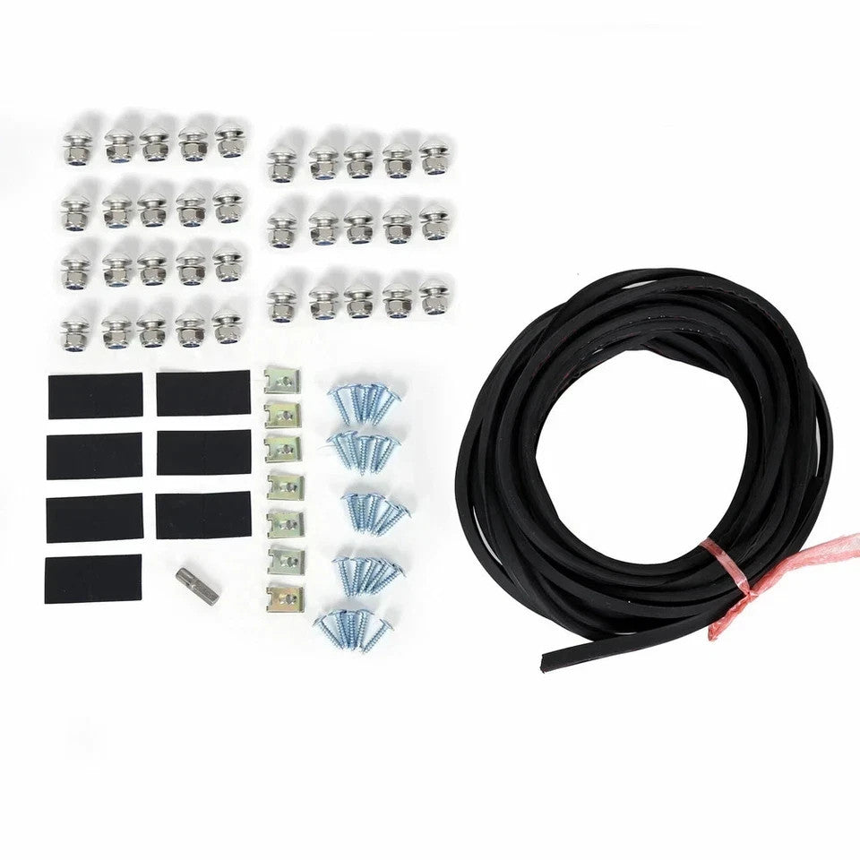 4PCS Fender Flares Pocket Rivet Bolt Style For Dodge Ram 1500 Black 2009-2023