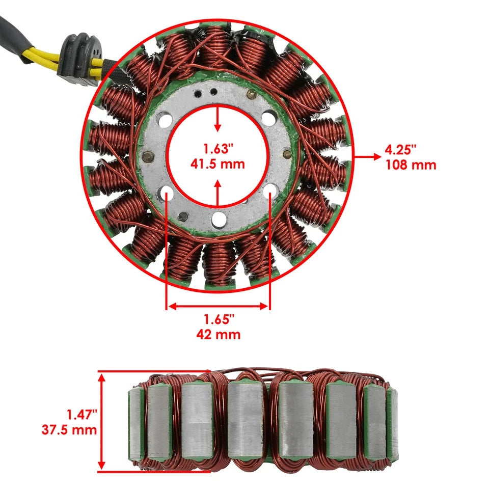 Stator and Gasket for Polaris Ranger 800 EFI 4X4 6X6 2010 2011 2012 Ranger 800