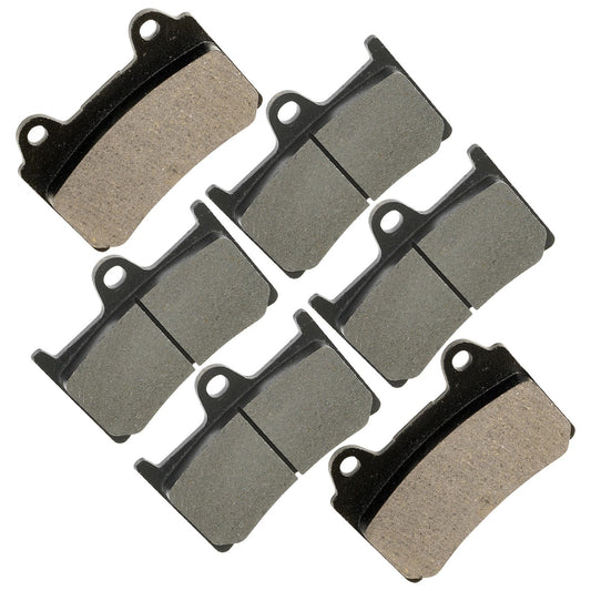 Front Rear Brake Pads for Yamaha XV1700 Road Star 1700 Midnight 2004 2005-2007