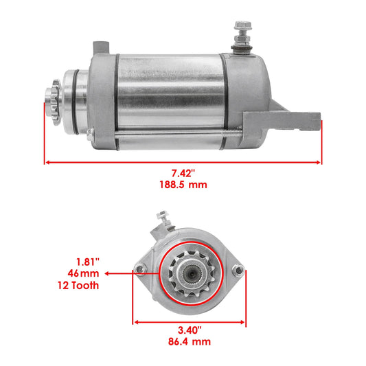 Starter for Kawasaki EX500 Ninja 500 1988 1989 1990 1991 1992 1993 1994-2009