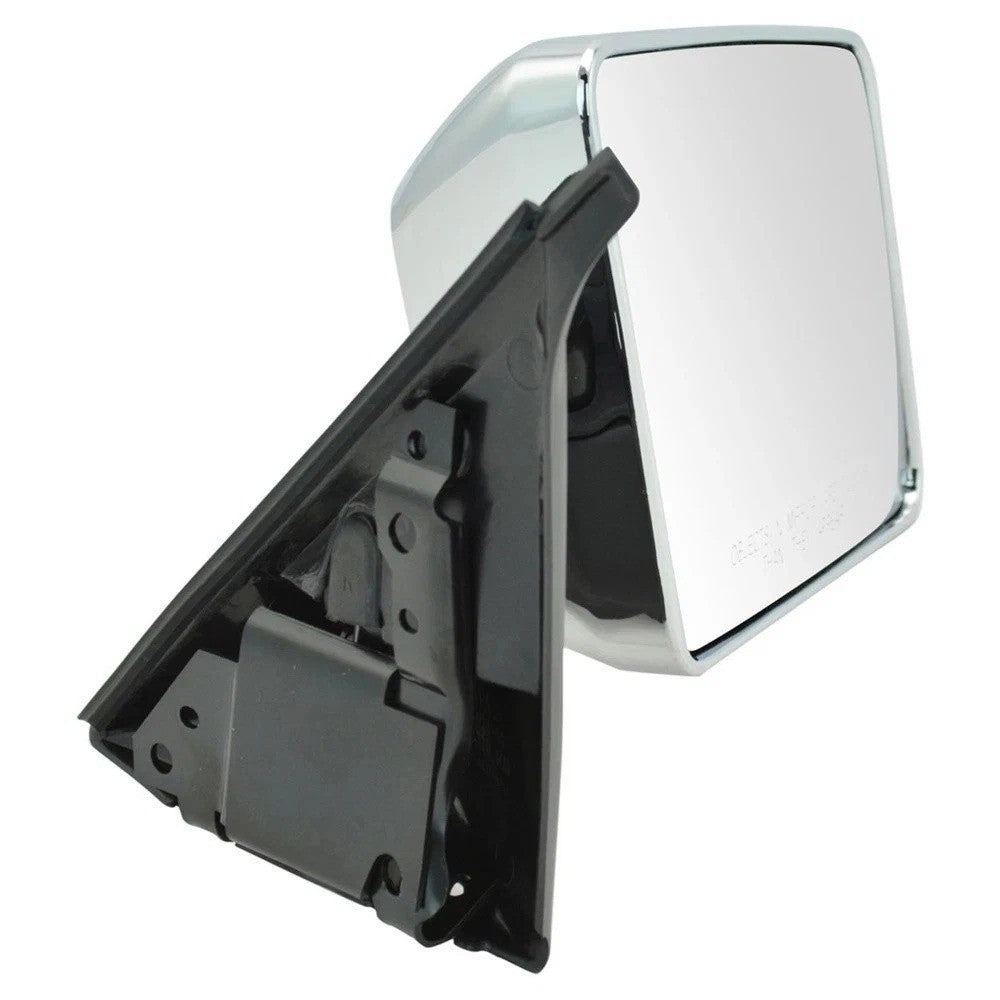 Stainless Steel Chrome Manual Side View Mirror Passenger Right for S10 S15