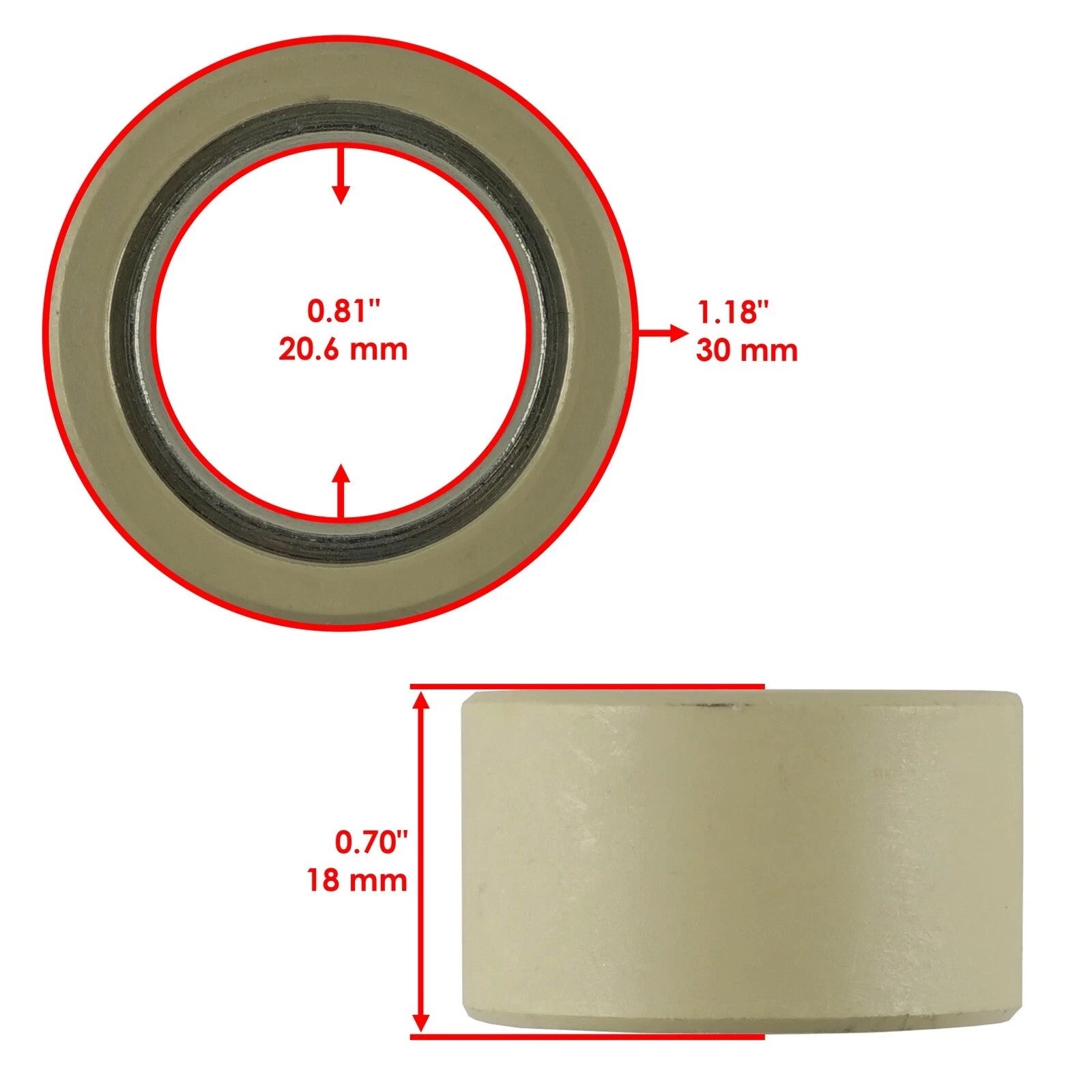 8x Clutch Roller Weights with Sliders for Suzuki Vinson 500 LTA500F 2002-2007