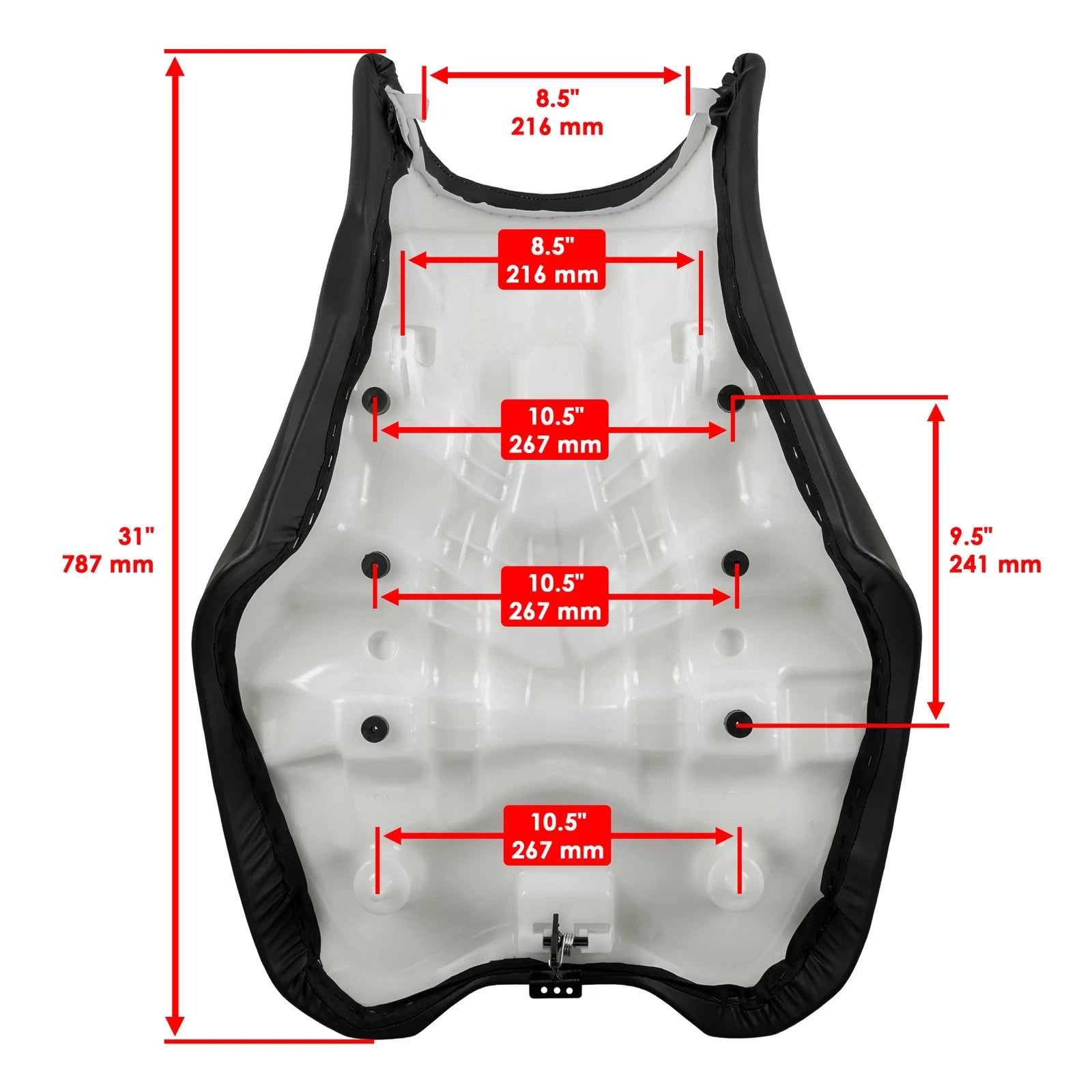 Complete Seat For Honda Rincon 680 TRX680FA TRX680FGA 4x4 2006 2007-2023 Black
