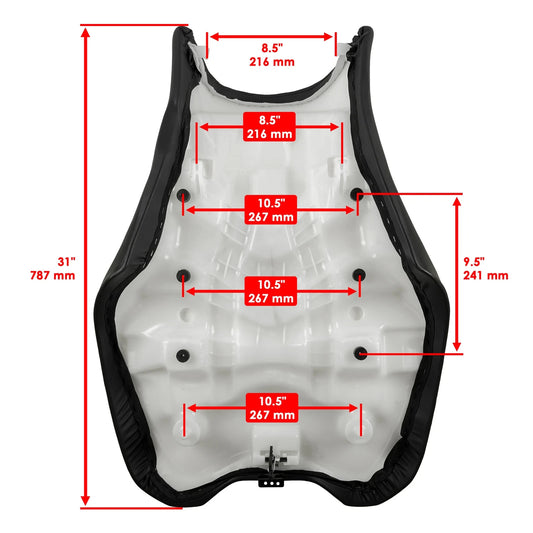 Complete Seat For Honda Rincon 680 TRX680FA TRX680FGA 4x4 2006 2007-2023 Black