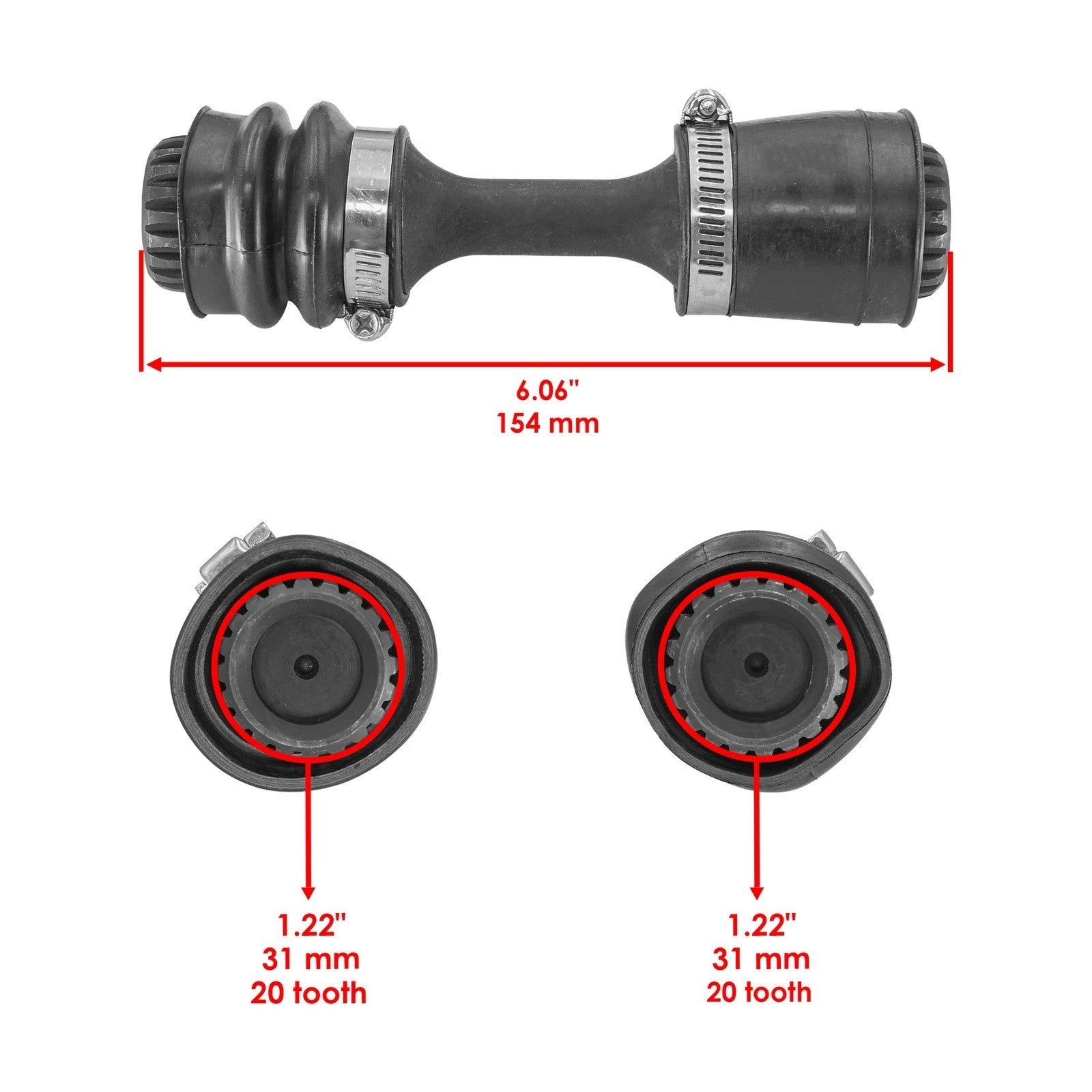 Front Differential Drive Shaft For Can-Am Renegade 1000 1000R 4X4 2012 2013-2025