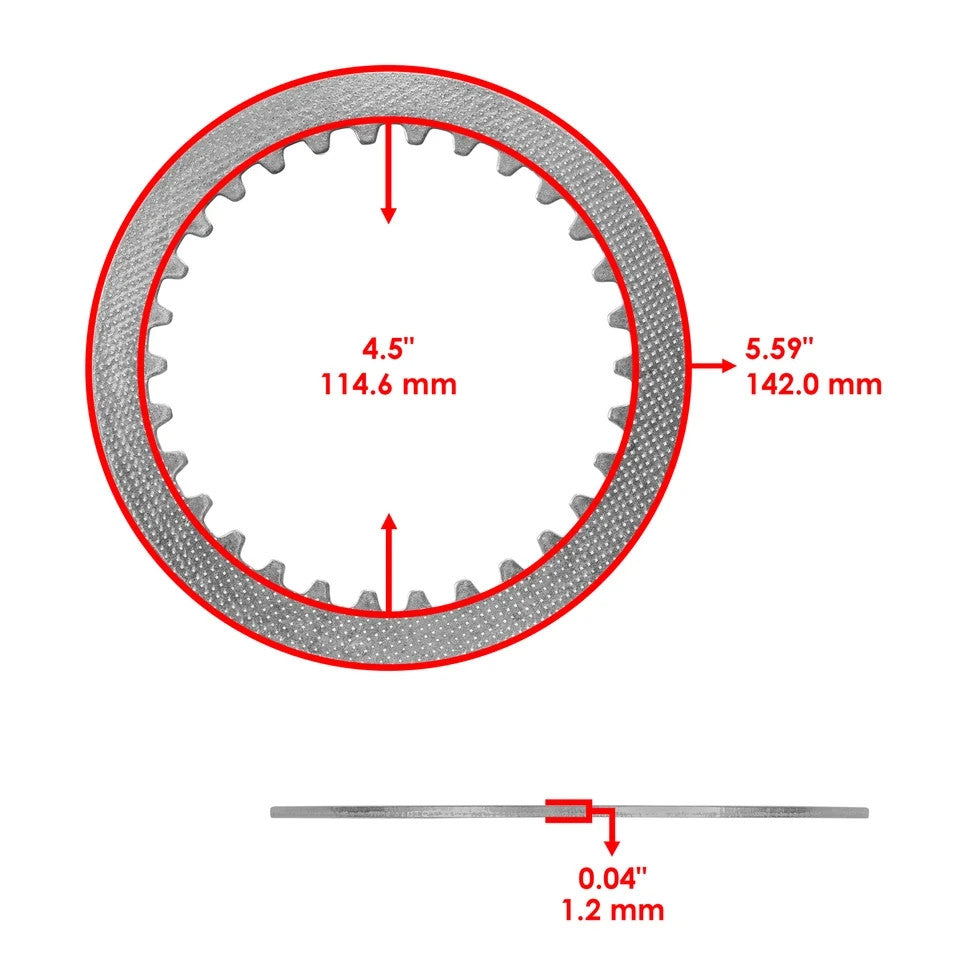Clutch Friction with Steel Plates and Springs Kit for Yamaha YZ426F 2001 2002