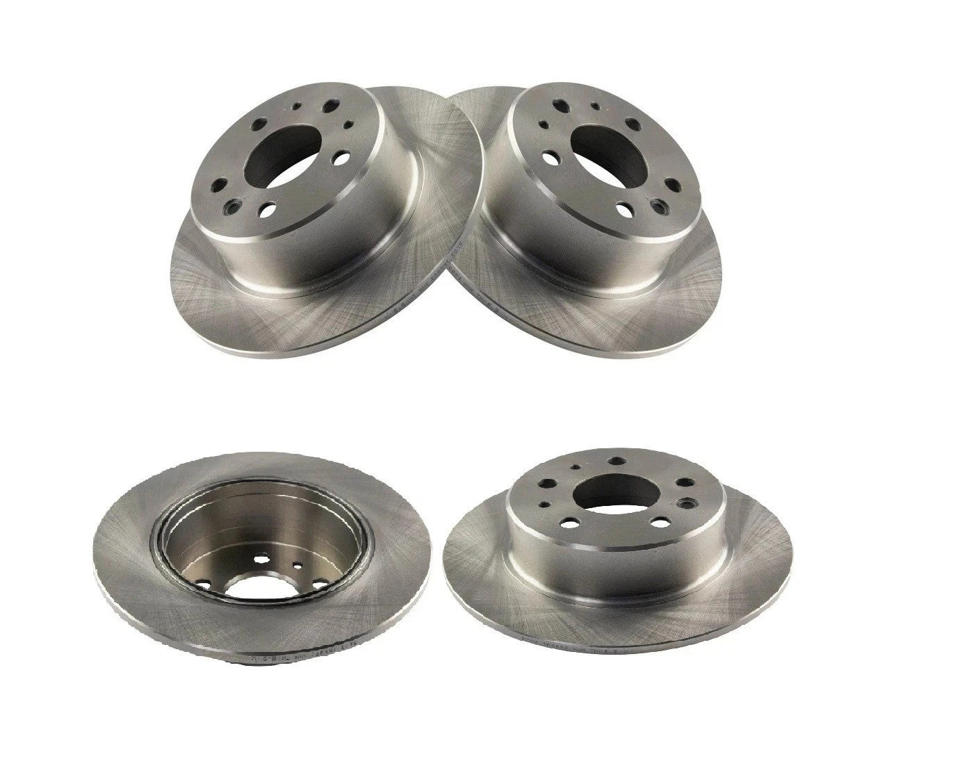 Rear Brake Rotor Pair Kit Driver & Passenger 1154200072 for Mercedes