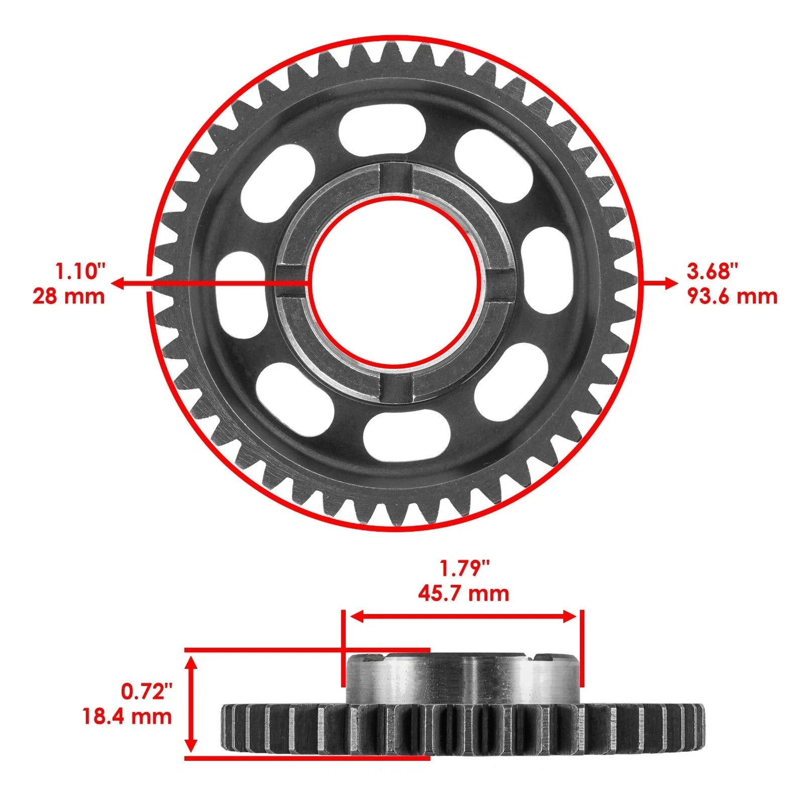 Starter Clutch Idler Gear for Suzuki GSX1300 R GSX 1300 R Hayabusa 1999-2017