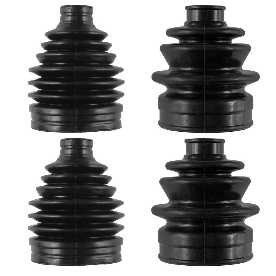 2 Front Axle Outer And Inner CV Boot Kit for Yamaha Grizzly 550 YFM550 4X4 09-14