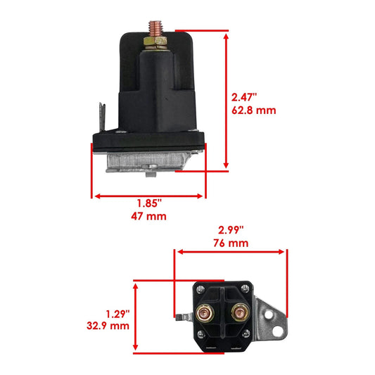 Starter Solenoid Relay for Cub Cadet CC30 RZT-SX  XT1-LT  XT1-GT CC760 12V