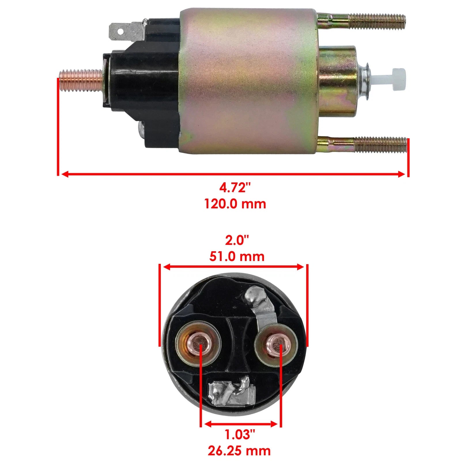 for Kawasaki FH541V FH601V FH641V Engine Starter Solenoid