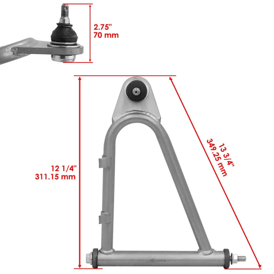 Front Upper and Lower A-Arm Set for Yamaha Banshee 350 YFZ350 1991-2003