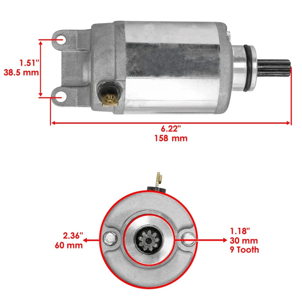 Starter for Bombardier Rally 175 176cc 2003 2004