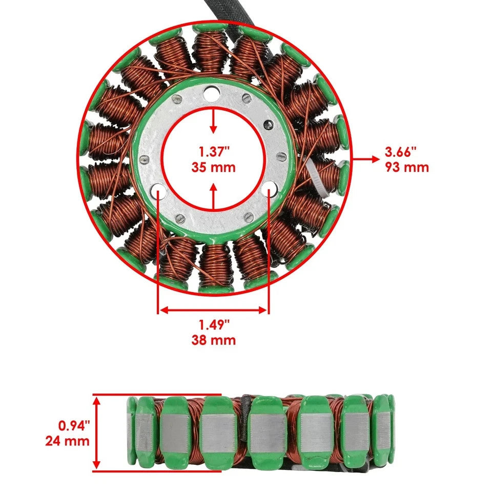 Stator & Gasket for Suzuki Quadsport LT-Z250 LTZ250 2004-2009