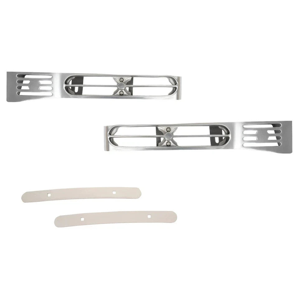 HECASA Front Fender Light Brackets w/Mounting Hardware For Peterbilt 389 388