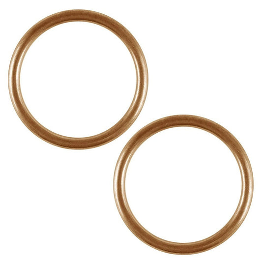2x Caltric Exhaust Pipe Gasket For Honda Shadow 1100 VT1100C 1985 1986 1987-1998