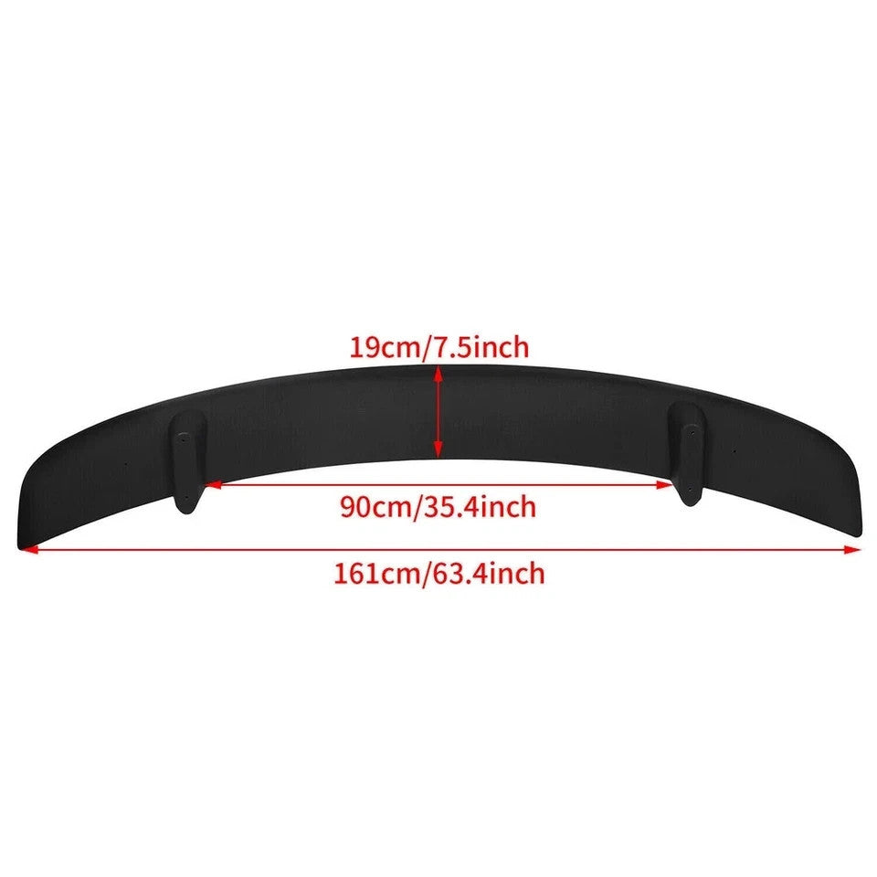 For 2011-2023 2018 Dodge Charger Rear Trunk ABS Factory Spoiler Wing Matte Black