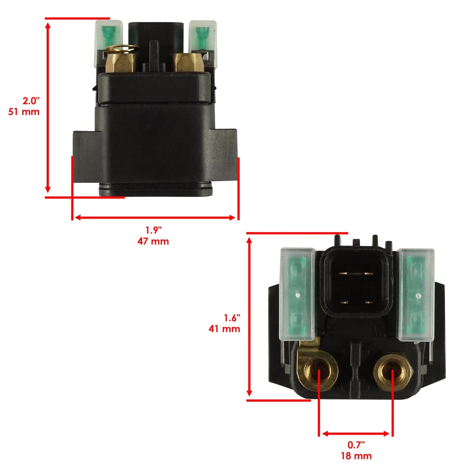 12V Starter and Relay Solenoid for Yamaha Raptor 700 700R YFM700R SE 2013-2023