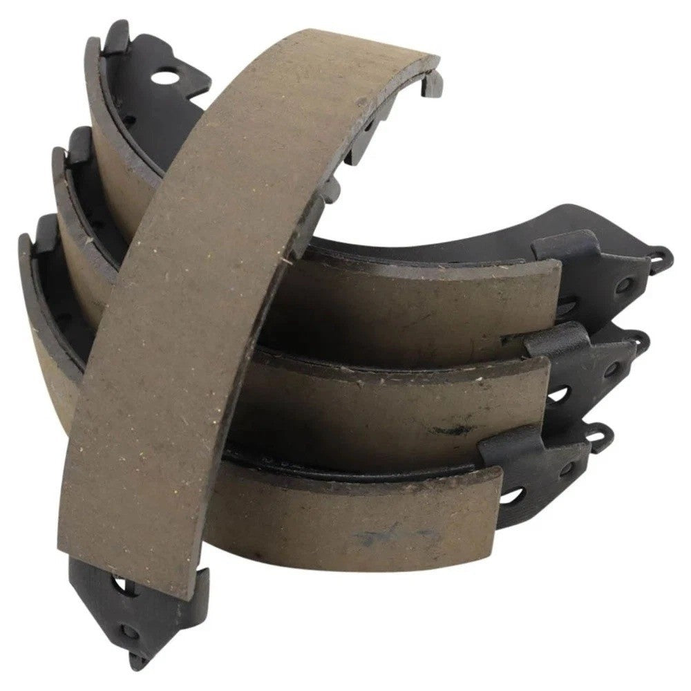 Rear Brake Shoes 2 Drums & Hardware Spring Kit w/Fluids for Honda Civic Fit