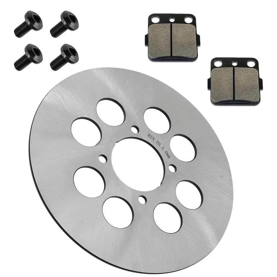 Rear Right Brake Disc with Brake Pads & Bolts for Yamaha Raptor 660R 2001-2005