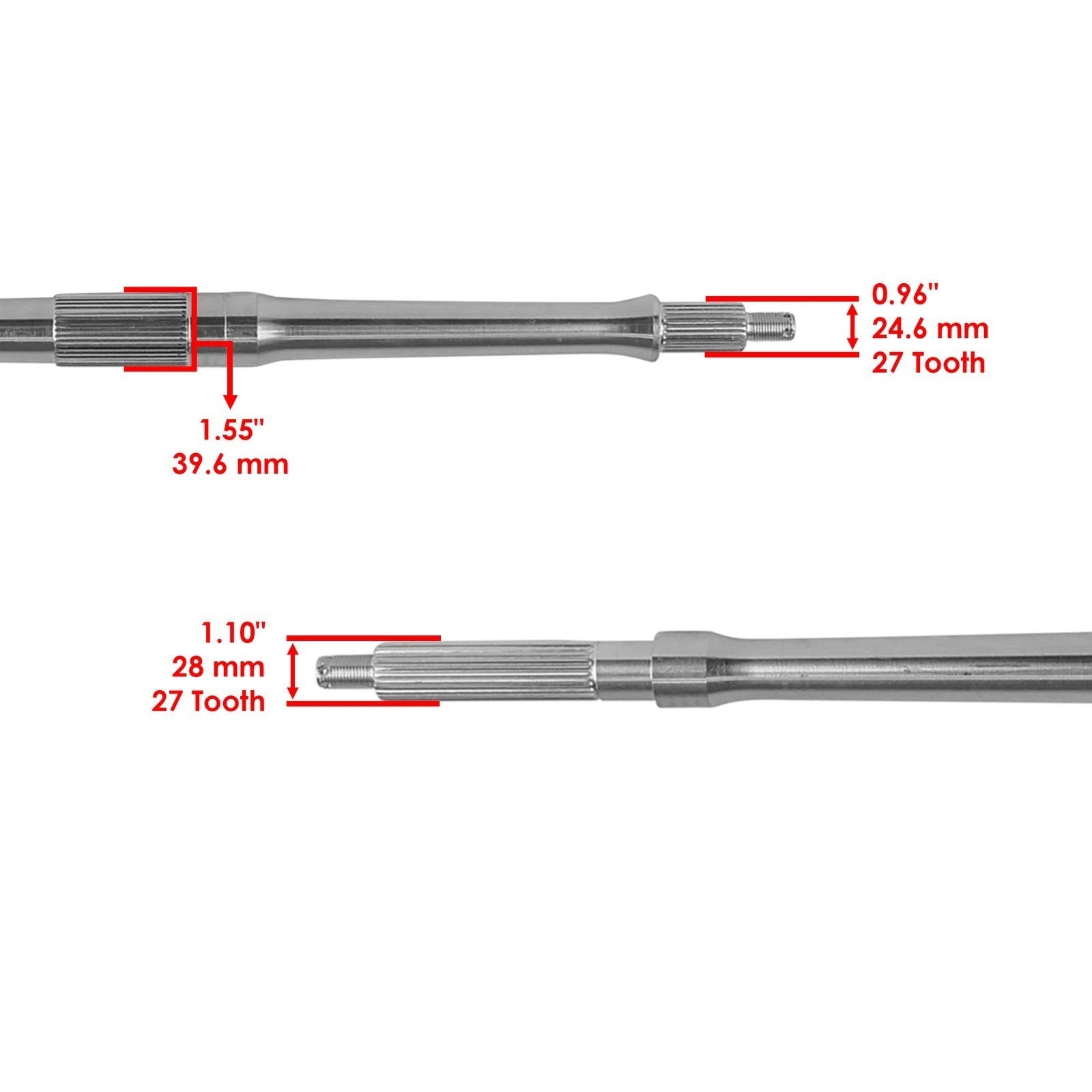 Rear Axle Shaft for Yamaha Wolverine 350 YFM350FX YFM 350Fx 4X4 1996-2005
