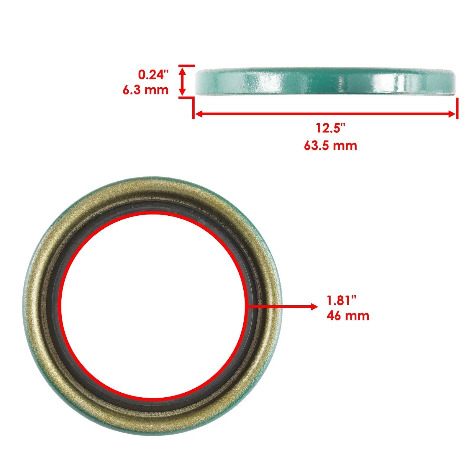 Caltric Rear Hub Repair Kit For Polaris Scrambler 500 2005-2012