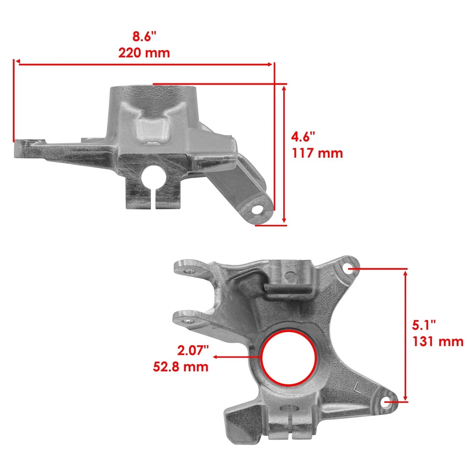 Front Left Knuckle Bearing & Circlip For Can-Am Defender HD10 XT XMR 2017-2025