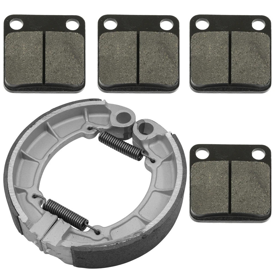 Front Brake Pads & Rear Shoes for Kawasaki KVF400 Prairie 400 4X4 1997-2002