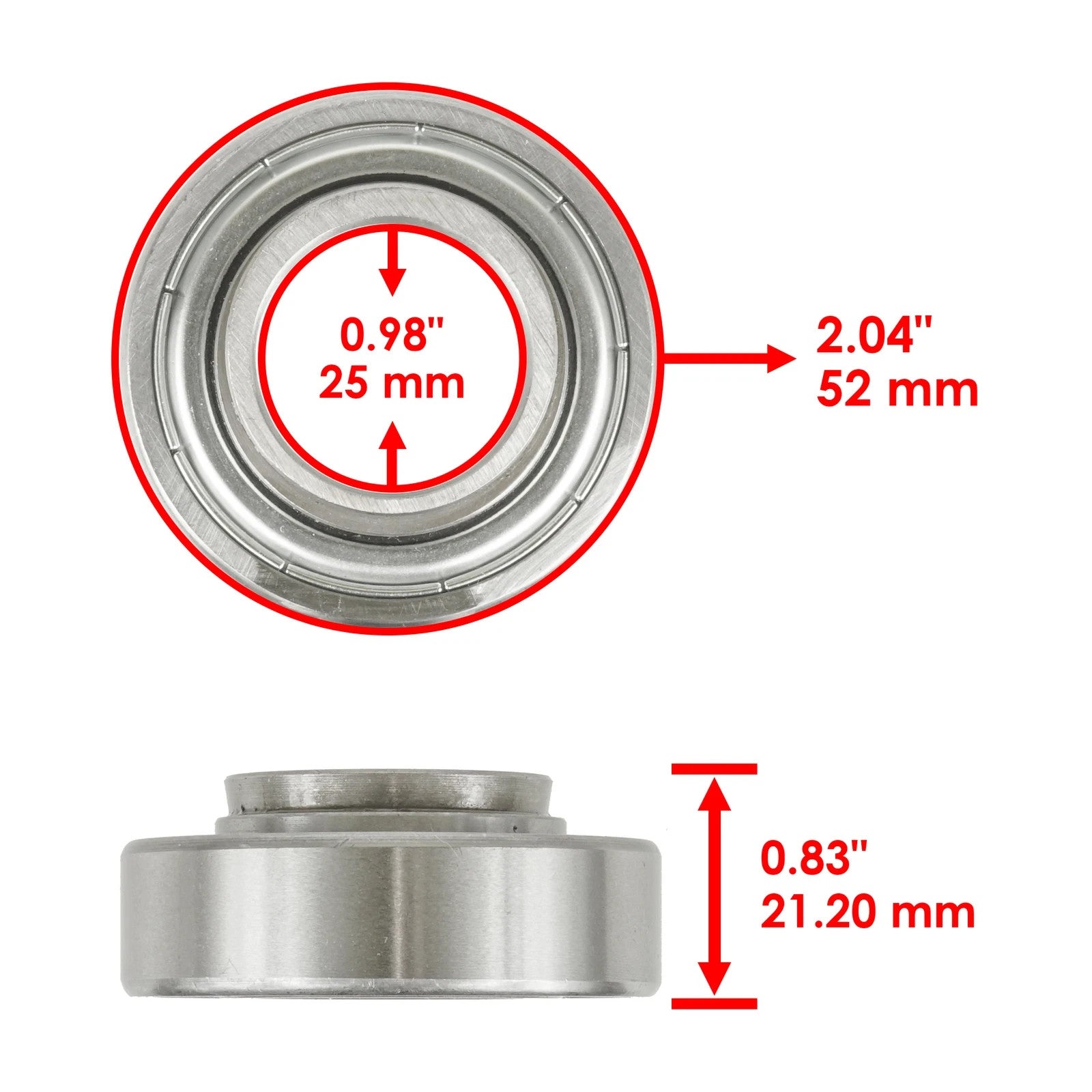 Spindle Shaft fits Husqvarna 539104402 For AYP 539104402 w/ Bearings