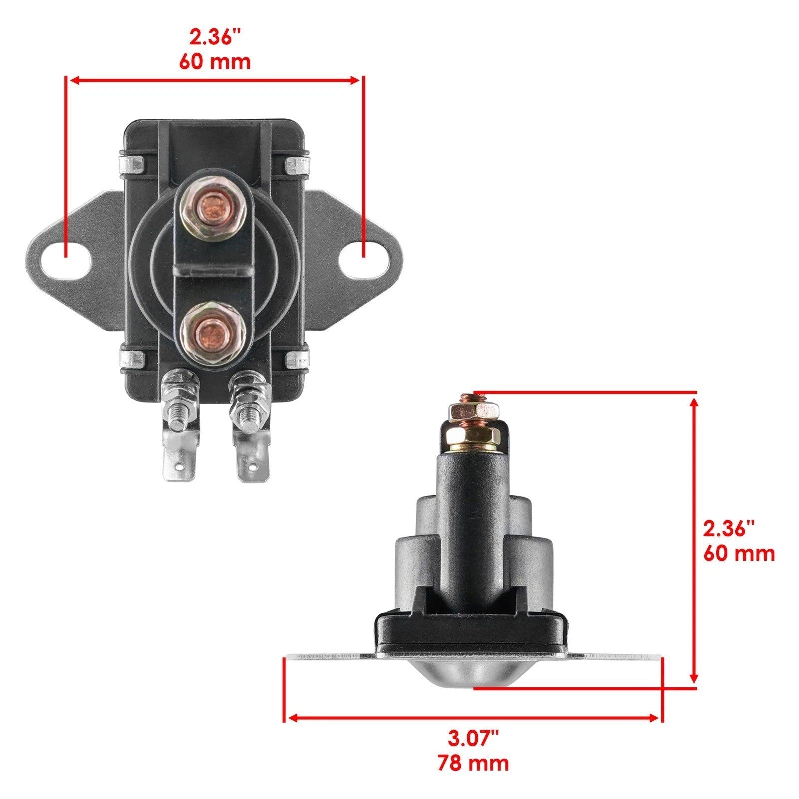 for Mercury Marine Starter Solenoid Relay Switch 25 25Hp