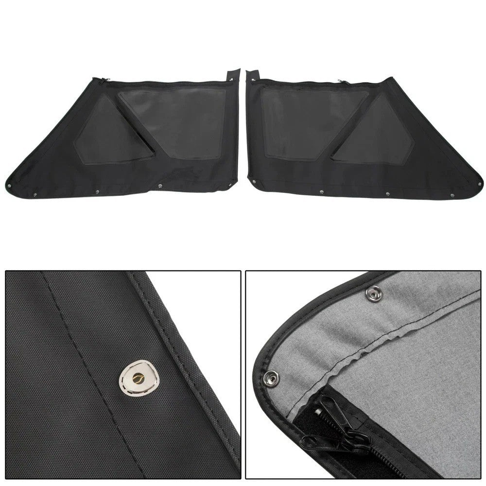HECASA For 1986-94 Suzuki Samurai Replacement Soft Top w/ Zip Out Tinted Windows