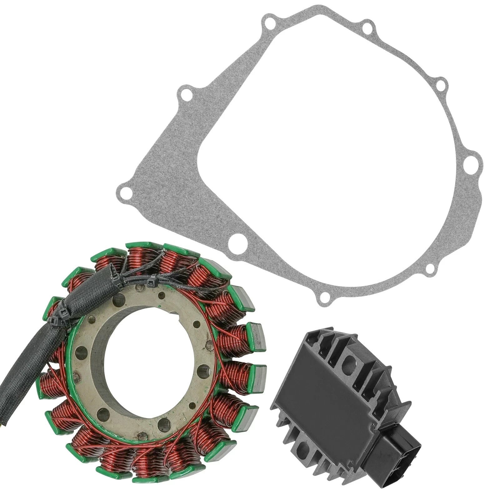 Stator And Regulator Rectifier W/Gasket for Yamaha Raptor 350 YFM350R 2004-2013