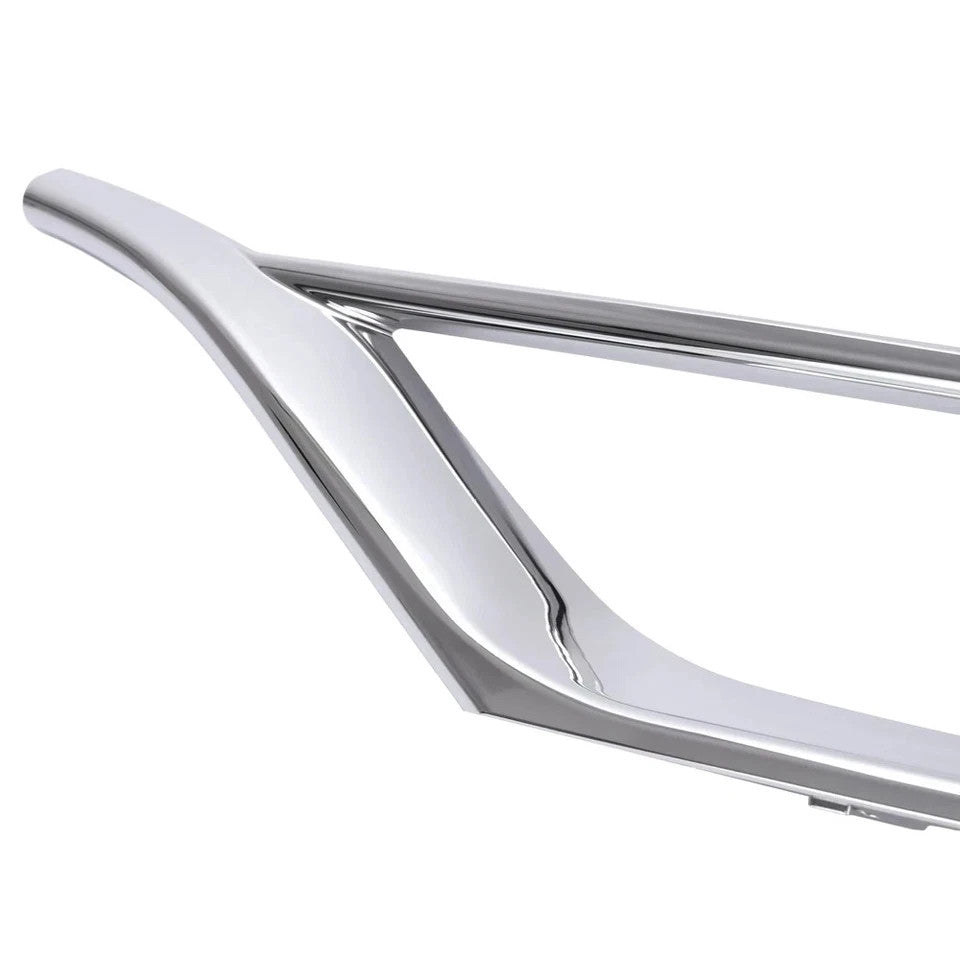 HECASA Pair Chrome Fog Light Cover Trim Bezels LH&RH For Chrysler 300 2015-2024