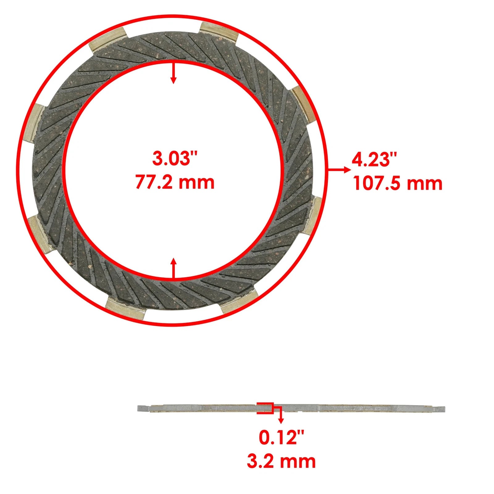 Clutch Friction Steel Plates & Springs Gasket Kit for Kawasaki KX65 2000 - 2024