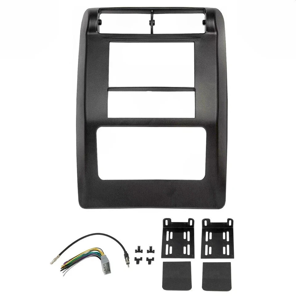 Double Din Dash Kit w/Wiring Harness For 03-06 Jeep Wrangler TJ Radio Dash Bezel