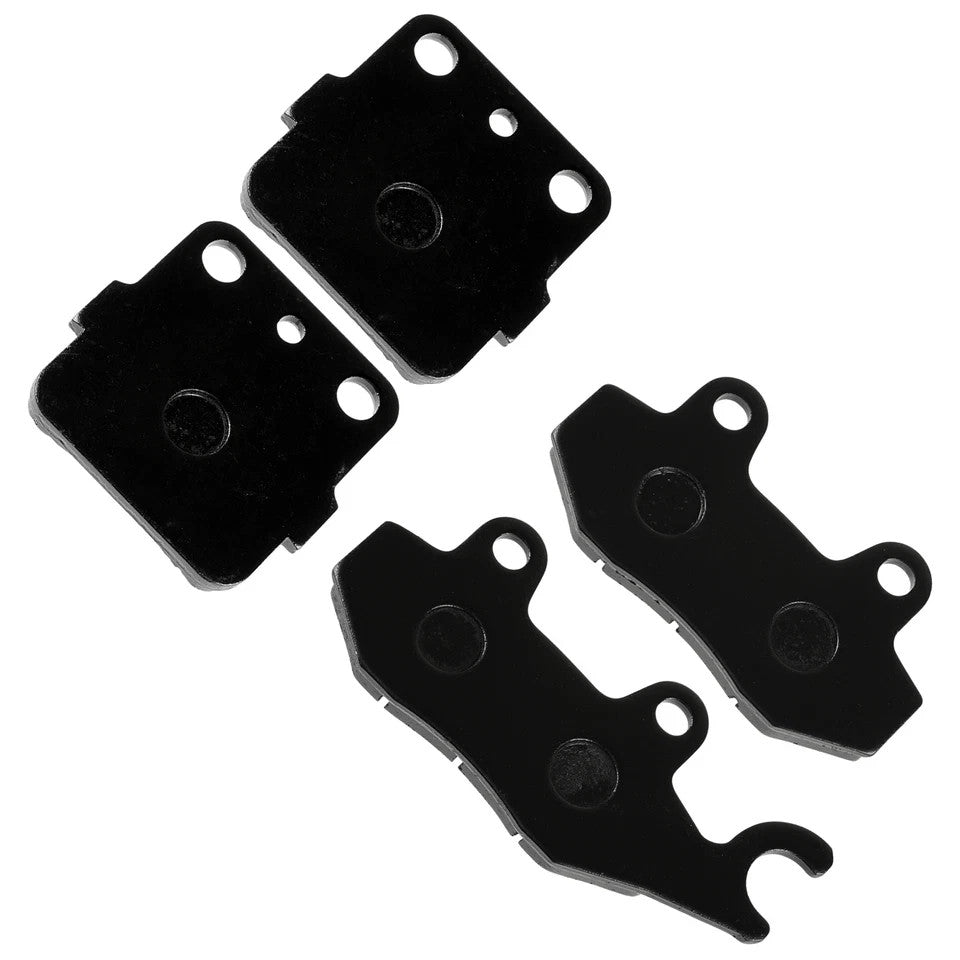 Caltric Front and Rear Brake Pads for Kawasaki KLX140 KLX140L 2008-2024